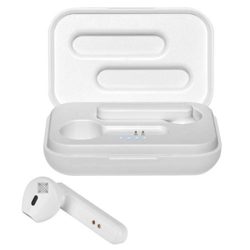 Гарнитура Bluetooth 5.0 TELEFUNKEN TF-1003B вкладыши с зарядным устройством белые
