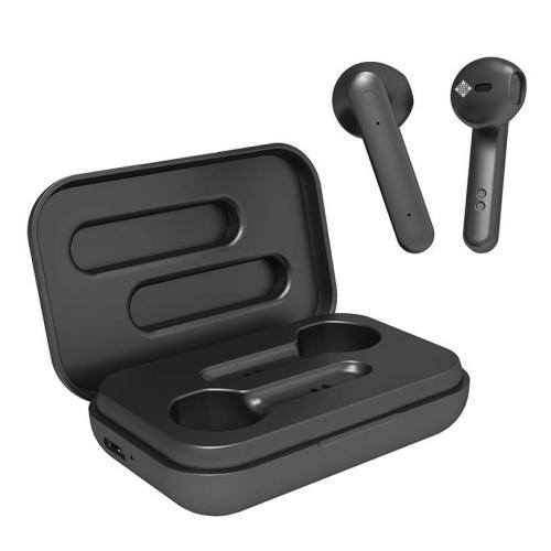 Гарнитура Bluetooth 5.0 TELEFUNKEN TF-1003B вкладыши с зарядным устройством черные