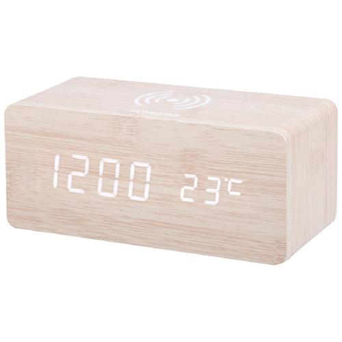 Часы-будильник HomeStar HS-0123 с беспроводной зарядкой