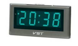 Часы-будильник JMT(VST)-732-5 сет. цифр.син цифр батар крона