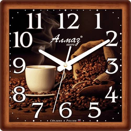 часы настенные квадрат 285*285мм К31 (332)