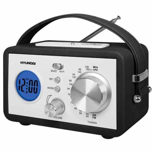 радиочасы HYUNDAI -1612 LED USB картридер ,FM + будильник