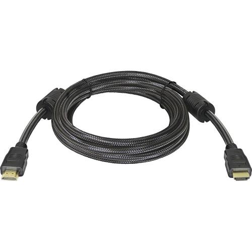 шн HDMI-HDMI 25м 1,4a(позолоченный) в (ткан. оплетке) с феррит. (250c-10)