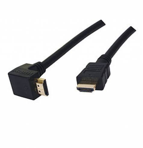 Шнур HDMI CC-HDMI490-10 19M/19M 3м v1.4 позолоч.(угловой разъем), экран