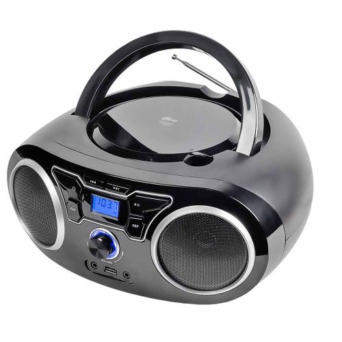 Магнитола RITMIX RBB-550BT 12Вт CD/MP3, USB, FM-тюнер