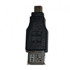 Переходник USB A(M) штеккер - штеккер mini USB А(M) 5pin