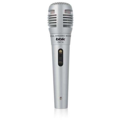 Микрофон BBK CM-114 шт.3.5/6.3 шнур 2,5м