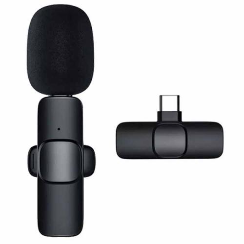 Микрофон петличный беспроводной для смартфона K9 разъем-Type-c