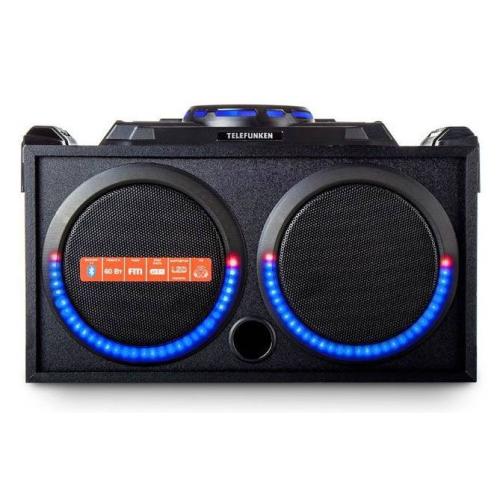 Музыкальный центр TELEFUNKEN TF-MS3302B 850 Вт,USB/TF,FM,Bluetooth 5.0,проводной микрофон