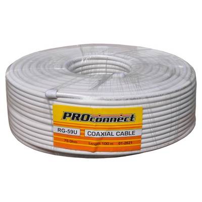 Кабель антенный RG-59U (75 Ом) PROCONNECT(100м)01-2621/01-2623