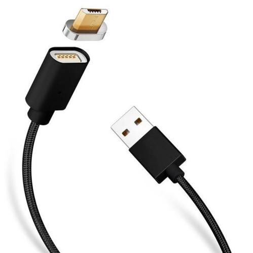 Шнур USB/microUSB MAGNETIC магнитный 1м