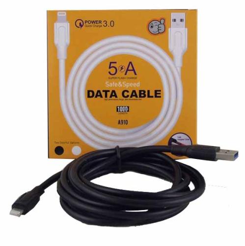 Шнур USB/iPhone 5/6/7 A-920-IP5 5A USB 3.0 2М быстрая зарядка