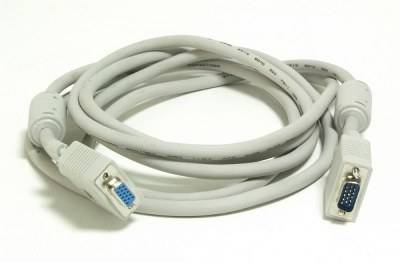 Удлинитель VGA Premium Gembird CC-PPVGAX-10M 15M/15F 10м феррит. кольца, тройной экран