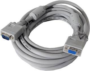 Удлинитель VGA Pro Gembird CC-PVGAX-10 15M/15F 3м  феррит. кольца, экран