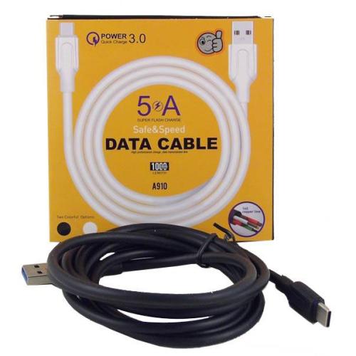 Шнур Type-C A-920-TC 5A USB 3.0 2м быстрая зарядка
