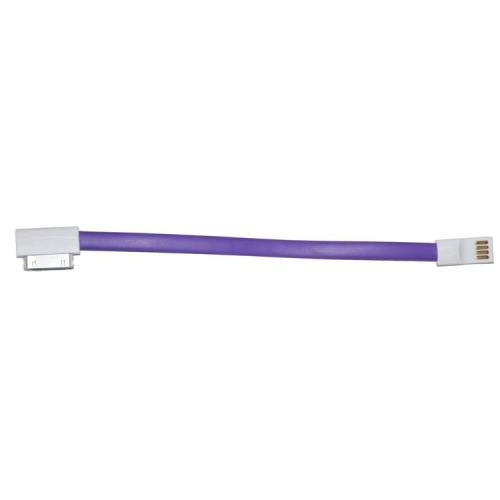 Шнур USB/iPhone 4G 3G iPod/9мм шлейф 22см IP4-CS
