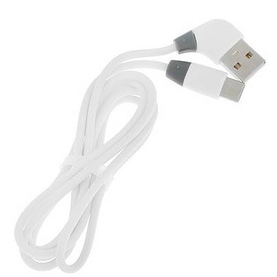 Шнур USB/iPhone 5/6/7 силиконовый Union UN-715/18/17i угловой 1м 82225