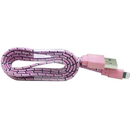 Шнур USB/iPhone 5 плетеный 1м XB-5(LV-BBI5/Luxe Basse)  71703
