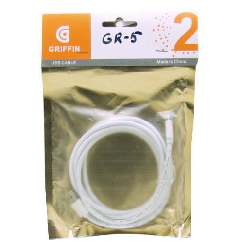Шнур USB/iPhone 5 GR-5 GRIFFIN 2м 71816