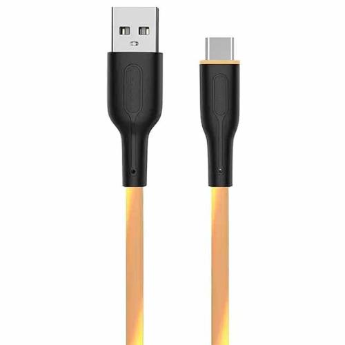 Шнур USB/Type-C светящийся Т-28