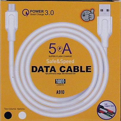 Шнур USB для Samsung A-910-V8 5A USB 3.0 (KP-88M) 1м быстрая зарядка