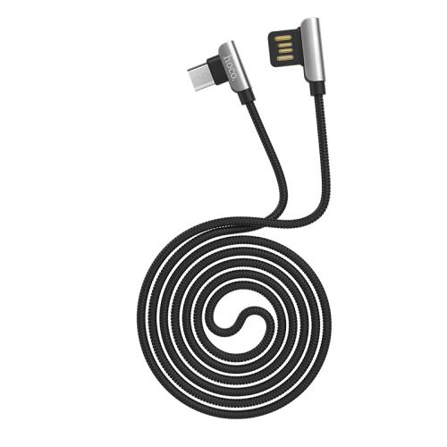 Шнур USB/micro USB HOCO U42 угловой 2.1А 1м