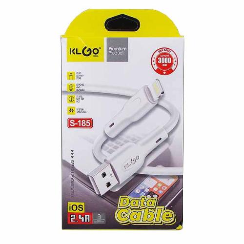 Шнур USB/iPhone 5/6/7 S-185 2,4А 3м KLGO 84194