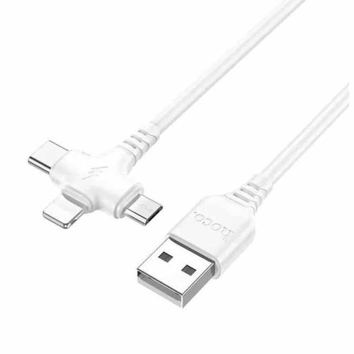 Шнур Type-С, 8 pin, micro USB HOCO X77 2А 1м