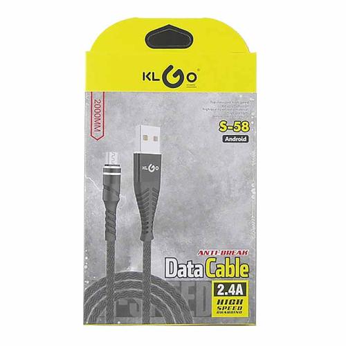 Шнур USB/micro USB S-58 2м KLGO 78470