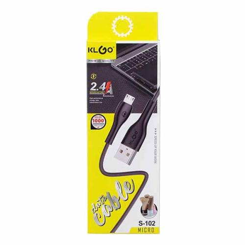 Шнур USB/micro USB S-102 2.4А 1м KLGO