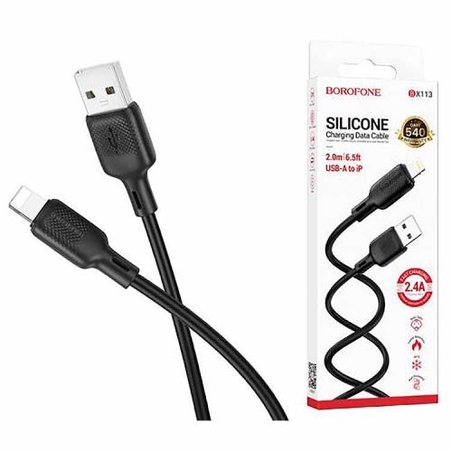 Шнур USB/iPhone 5 BOROFONE BX113 2,4А 2м