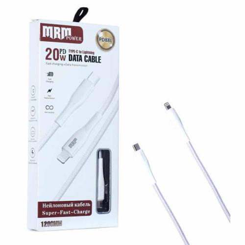 Шнур Type-C/Lightning(Iphone) MRM PD88L 1,2м, 20W, 3.1A B4756
