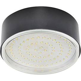 светильник Ecola GX70-N50 накладной пластик черный 42х120 FB70NFECD 499705