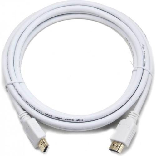 Шнур HDMI CC-HDMI4-W-10 v1.4 19M/19M белый 3м позолоч.разъемы, экран