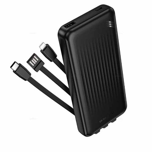 Акк внешний Power Bank Borofone BJ79 10000mAh USB,Type-C+кабель Type-C,lightn,USB