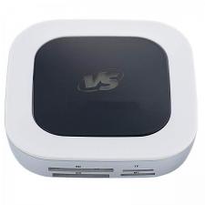 Разветвитель USB HUB 3порта VS+картридер SD+MicroSD+MS+M2 (VI-H010)