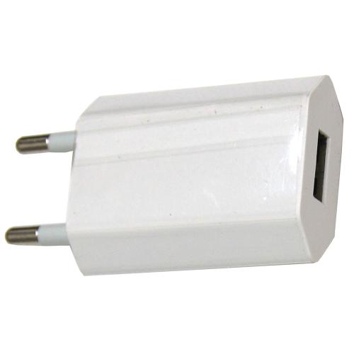 СЗУ 1USB (б/шн) 1A/2(2,4)А 5V №301/LB-103 плоск.