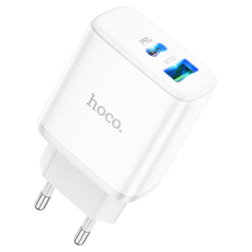 СЗУ 1USB+1PD (б/шн) 20W,QC3.0,3A HOCO C105A