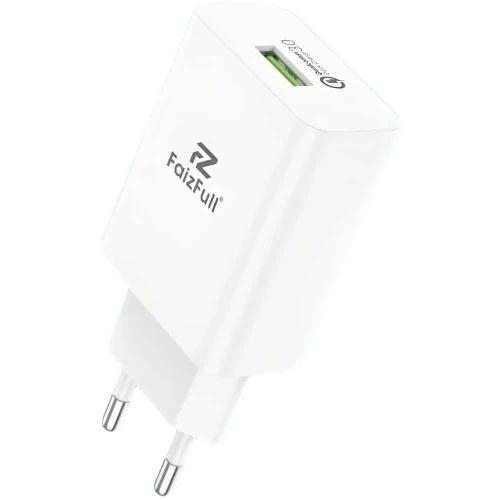 СЗУ 1USB (USB-Lightnin) 20W QC3.0 FaizFULL FC116