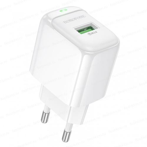 СЗУ 1USB (б/шн) 3A 18W 5V Borofone BAS42A Quick Charging
