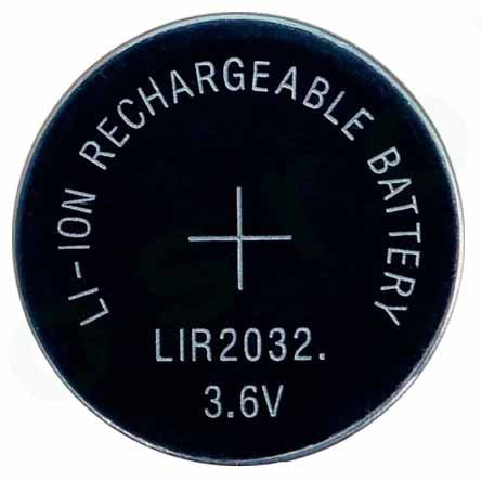 Аккумулятор LIR 2032 3.6v 35mAh Li-lon