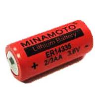 Батарейка ER14335 axial(с выводами) MINAMOTO (2/3AA,3,6V Lithium,с концами)