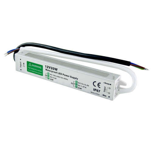 БП (с/шн) для в/кам (12V/1,66A) 20W водонепроницаемый