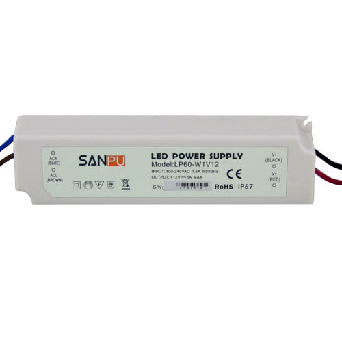 БП (с/шн) для в/кам LP-60W (12V/5A) водонепроницаемый IP-67