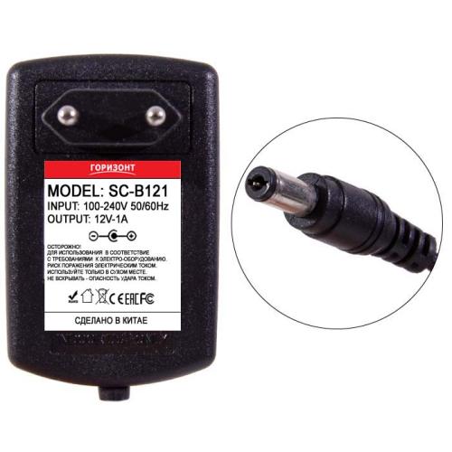 БП (с/шн) 12V 1000мА Keenetic SA130-120100V импульсный штекер 5,5/2,5мм (горизонт SC-B121)
