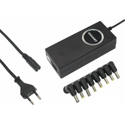 БП (с/шн) 15V-20V 90W  REXANT для ноутбуков с автом.регулировкой напряж. 200-509-1