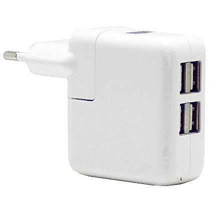 БП 5V 3A 4 USB с выклюателем,шнуром