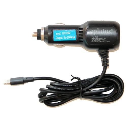 З/уст (с/шн) для GPS (5V, 2A) авто прикурив. штек USB+IP5 1.5м FU-352 74329