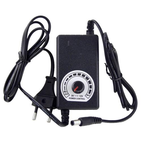 БП (с/шн) 3-12V 2A №312 толстый штек 5,5*2,5 (1220)с вольтметром
