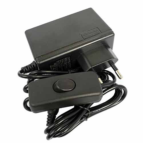 БП 12V 2A для в/кам, DVD LP-90 толст.штек. (5,5*2,5) с выключат.А4046